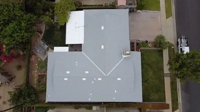 Smart Roofing project - Mixed-System Roof Project - Flat Membrane + Asphalt Shingle Combination in Los Angeles