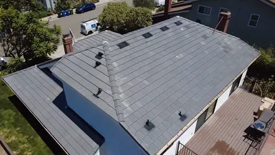Smart Roofing project - Tile Roof Installation - Eagle Flat Concrete Tile, Dark Gray, Pacific Palisades in Los Angeles