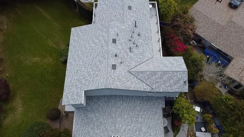 Smart Roofing project - Mixed-System Roof Project - Flat Membrane + Asphalt Shingle Combination in Los Angeles