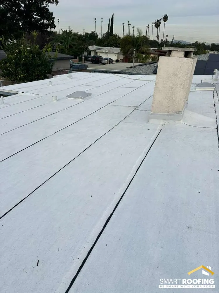 Smart Roofing project - Flat Roof Installation - Large Building, 25-Photo Detailed Project in Los Angeles