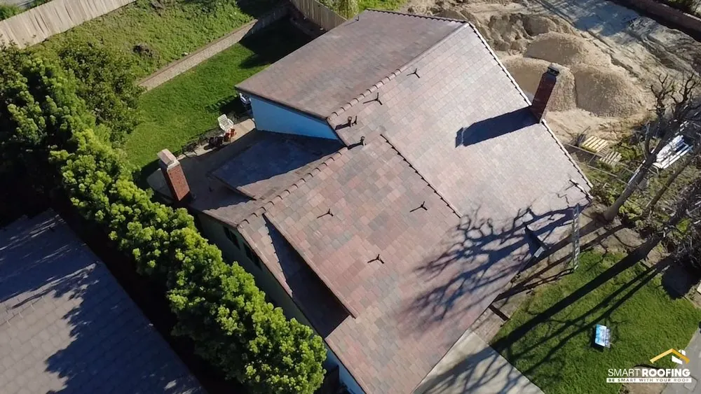 Smart Roofing project - Tile Roof Installation - Spanish Clay Terracotta in Los Angeles